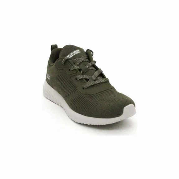 Zapatillas Skechers Bobs Squad Verde Oliva Mujer 3 Zapatillas Skechers Bobs Squad Verde Oliva Mujer