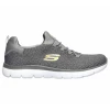 Zapatillas Skechers Summits Bright Brezel Gris Mujer -Activa Tienda zapatillas skechers summits bright brezel gris mujer