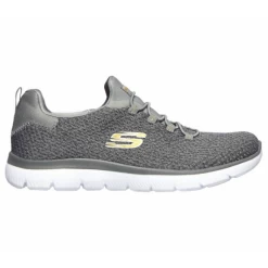 Zapatillas Skechers Summits Bright Brezel Gris Mujer