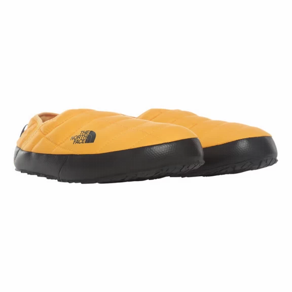 Zapatillas The North Face ThermoBall Mule V Amarillo Negro 4 Zapatillas The North Face ThermoBall Mule V Amarillo Negro - Imagen 2