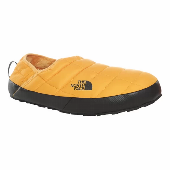 Zapatillas The North Face ThermoBall Mule V Amarillo Negro 3 Zapatillas The North Face ThermoBall Mule V Amarillo Negro