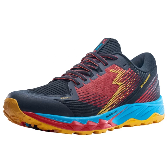 Zapatillas Trail 361º Yushan 2 Negro Rojo Hombre 4 Zapatillas Trail 361º Yushan 2 Negro Rojo Hombre - Imagen 2