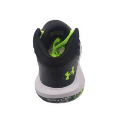 Zapatillas Under Armour Jet´21 Negro Blanco Verde Hombre -Activa Tienda zapatillas under armour jet21 negro blanco verde hombre 3