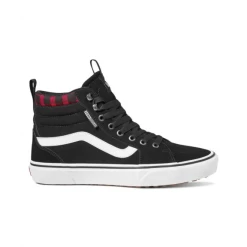 Zapatillas Vans Filmore HI Negro Blanco Rojo Hombre
