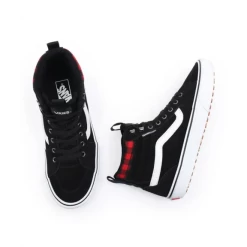 Zapatillas Vans Filmore HI Negro Blanco Rojo Hombre -Activa Tienda zapatillas vans filmore hi negro blanco rojo hombre 4