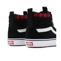 Zapatillas Vans Filmore HI Negro Blanco Rojo Junior -Activa Tienda zapatillas vans filmore hi negro blanco rojo junior 3