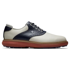 Zapato Golf Footjoy Traditions Beige Marino Hombre