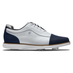 Zapato Golf Footjoy Traditions Mujer Blanco/azul