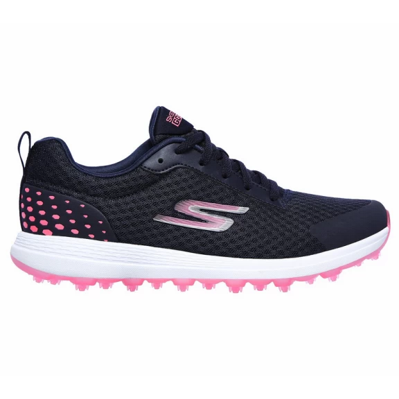 Zapatos De Golf Skechers Max-Fairway Azul Rosa Mujer 3 Zapatos De Golf Skechers Max-Fairway Azul Rosa Mujer