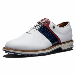 Zapatos Golf Footjoy Premiere Blanco Azul Rojo Hombre -Activa Tienda zapatos golf footjoy premiere blanco azul rojo hombre 3