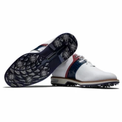 Zapatos Golf Footjoy Premiere Blanco Azul Rojo Hombre -Activa Tienda zapatos golf footjoy premiere blanco azul rojo hombre 4
