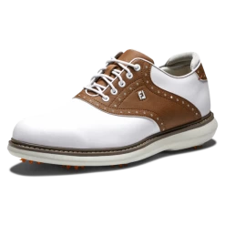 Zapatos Golf Footjoy Traditions Blanco Marrón Hombre -Activa Tienda zapatos golf footjoy traditions blanco marron hombre 3