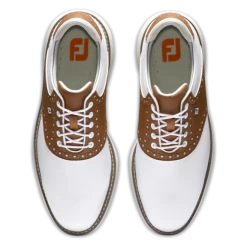 Zapatos Golf Footjoy Traditions Blanco Marrón Hombre -Activa Tienda zapatos golf footjoy traditions blanco marron hombre 5