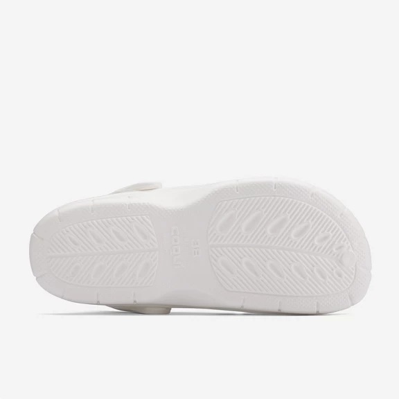 Zuecos Coqui Jumper Blanco Gris Mujer 6 Zuecos Coqui Jumper Blanco Gris Mujer - Imagen 4